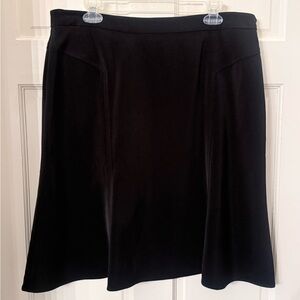 White House Black Market Classic Black A-Line Skirt